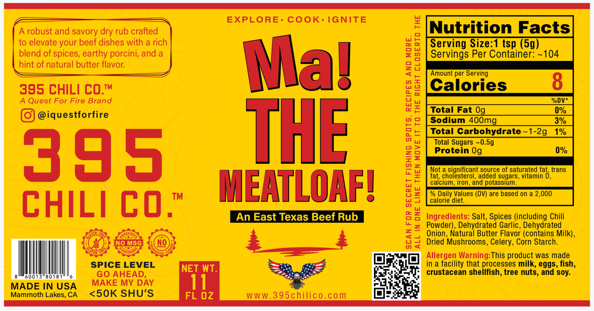 Ma! The meatloaf! - Bold Beef Rub